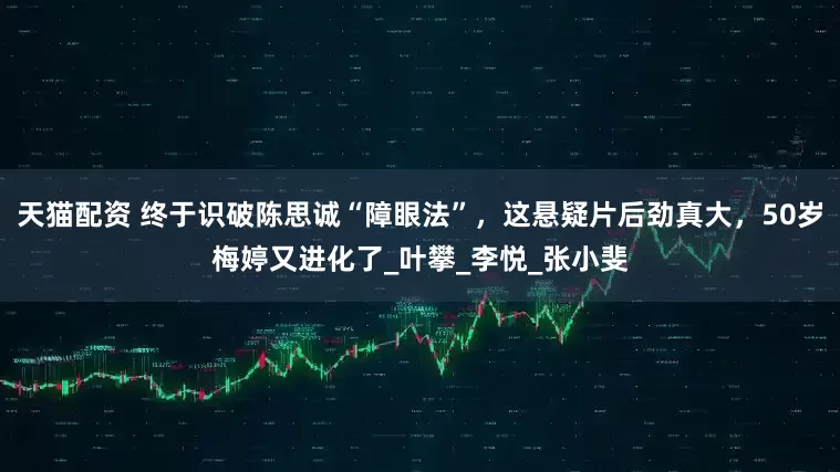 天猫配资 终于识破陈思诚“障眼法”，这悬疑片后劲真大，50岁梅婷又进化了_叶攀_李悦_张小斐