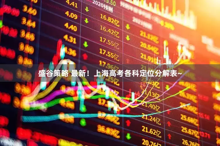 盛谷策略 最新！上海高考各科定位分解表~